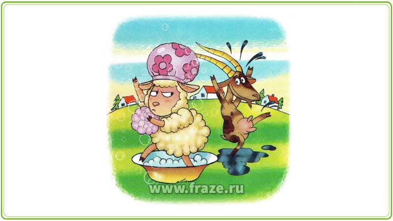 Отделять овец от козлищ — отделять хорошее от плохого, полезное от вредного.